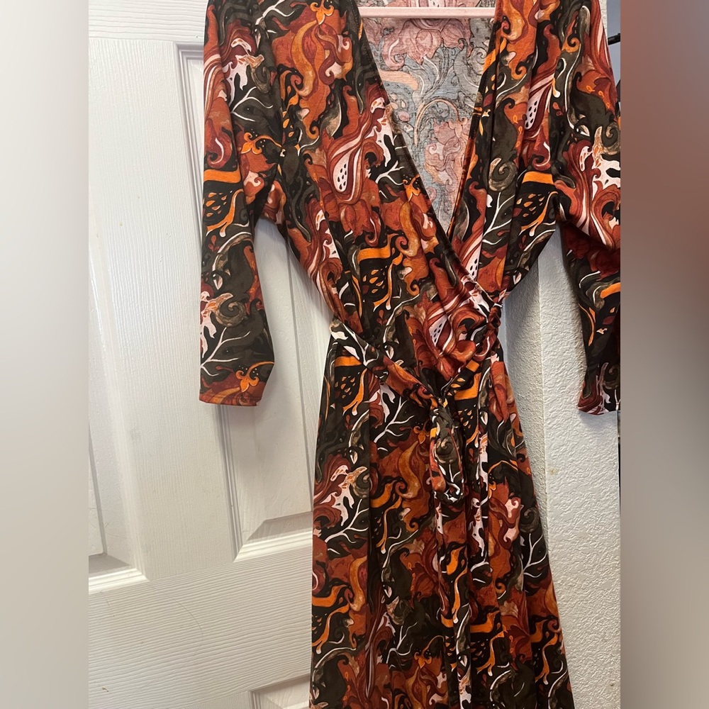 EUC wrap dress 2xl
